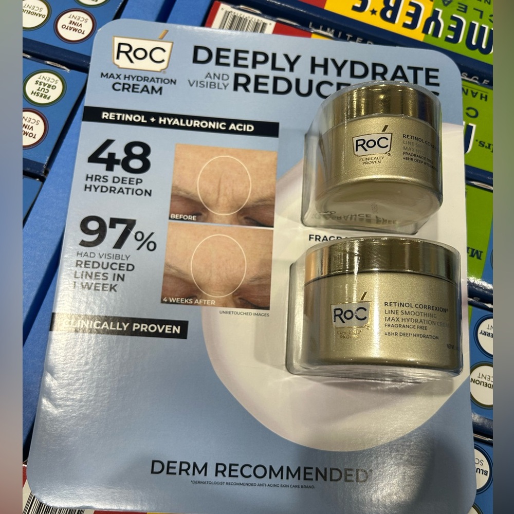Roc max hydration moisturizer 3.4 oz + 1.7 oz value pack! Sealed new